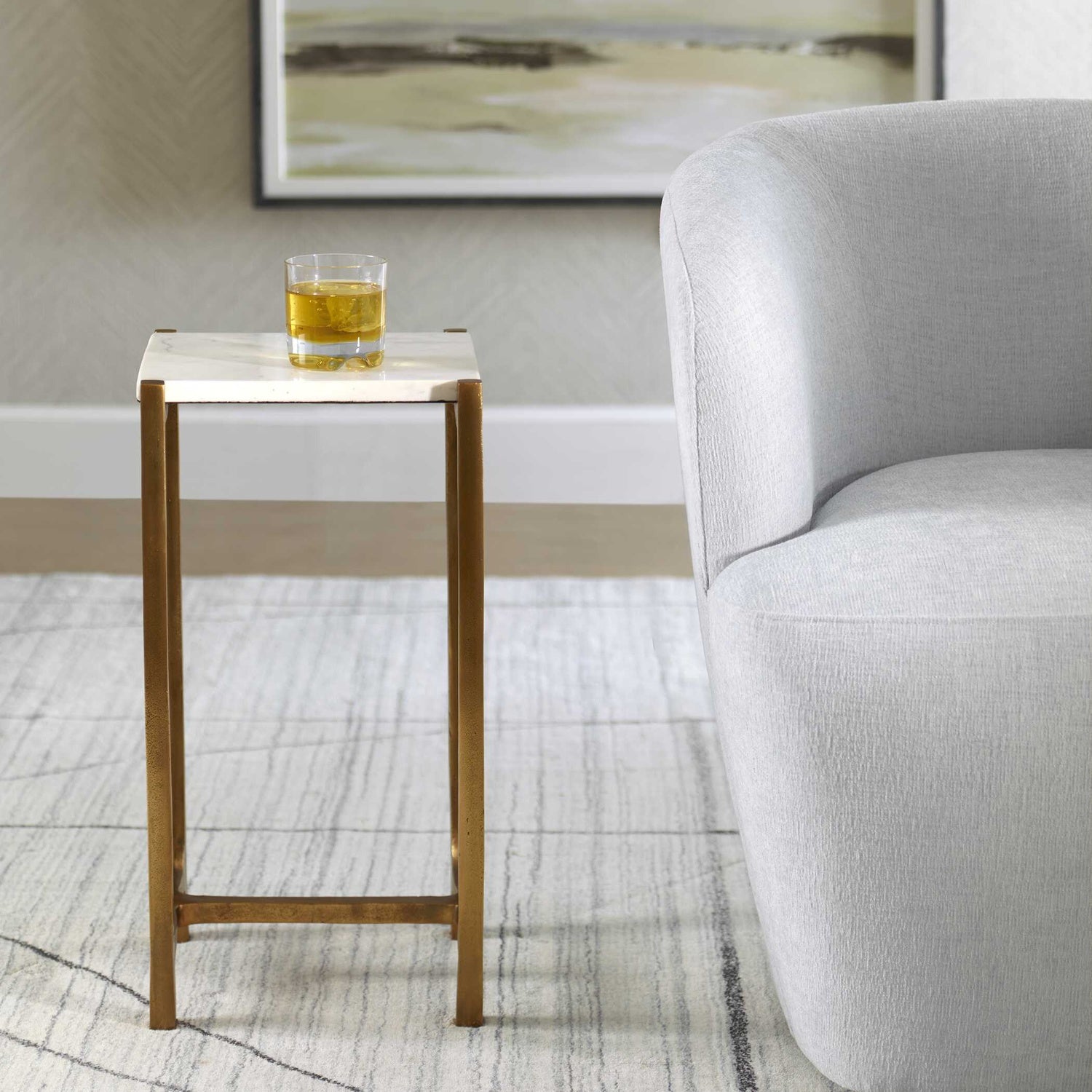 UTTERMOST Affinity Accent Table - Side