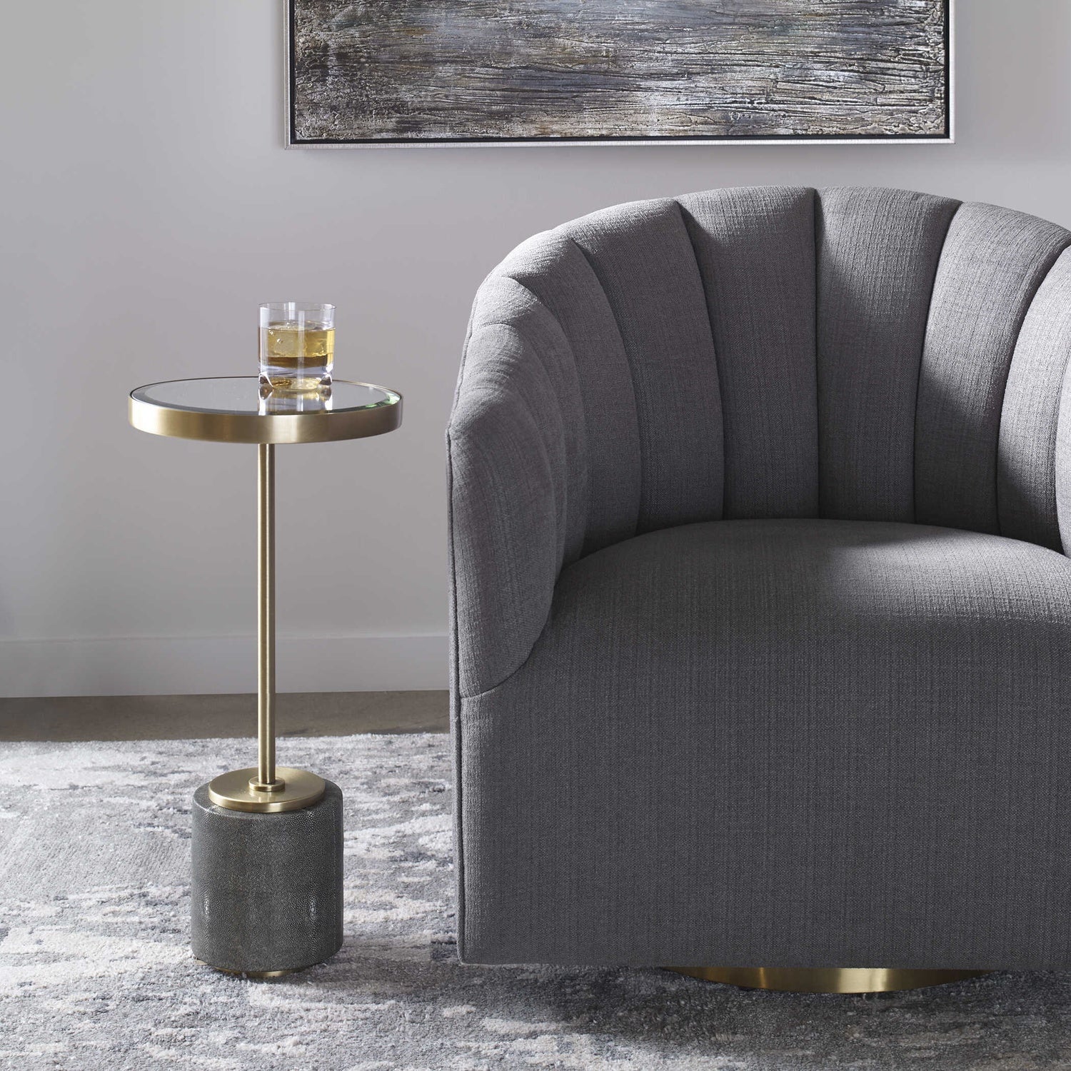 UTTERMOST LAURIER ACCENT TABLE - Side