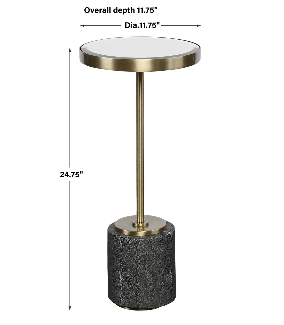 UTTERMOST LAURIER ACCENT TABLE - Side