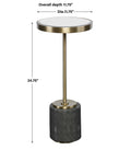 UTTERMOST LAURIER ACCENT TABLE - Side