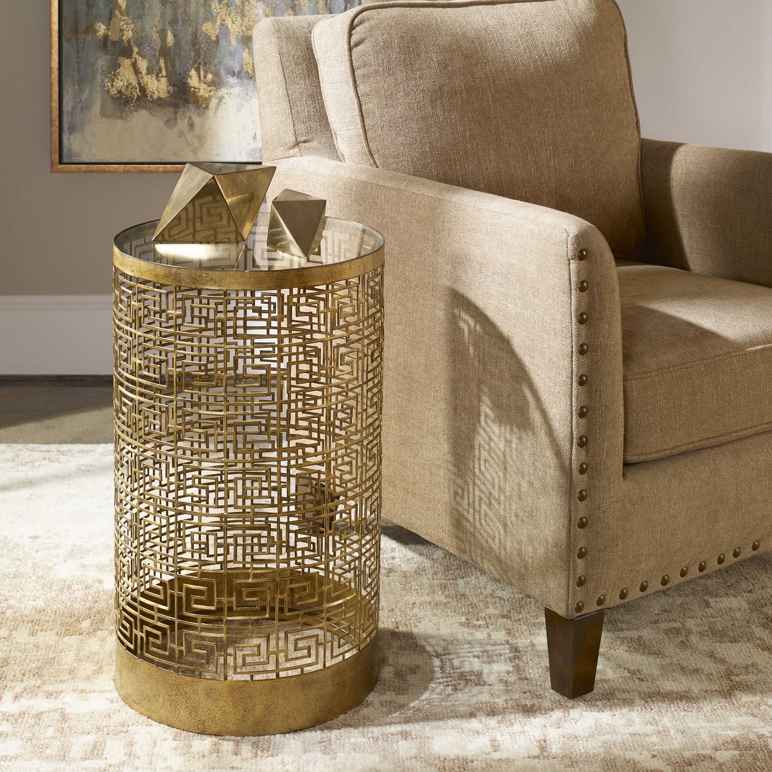 UTTERMOST ALGERNON ACCENT TABLE - Side