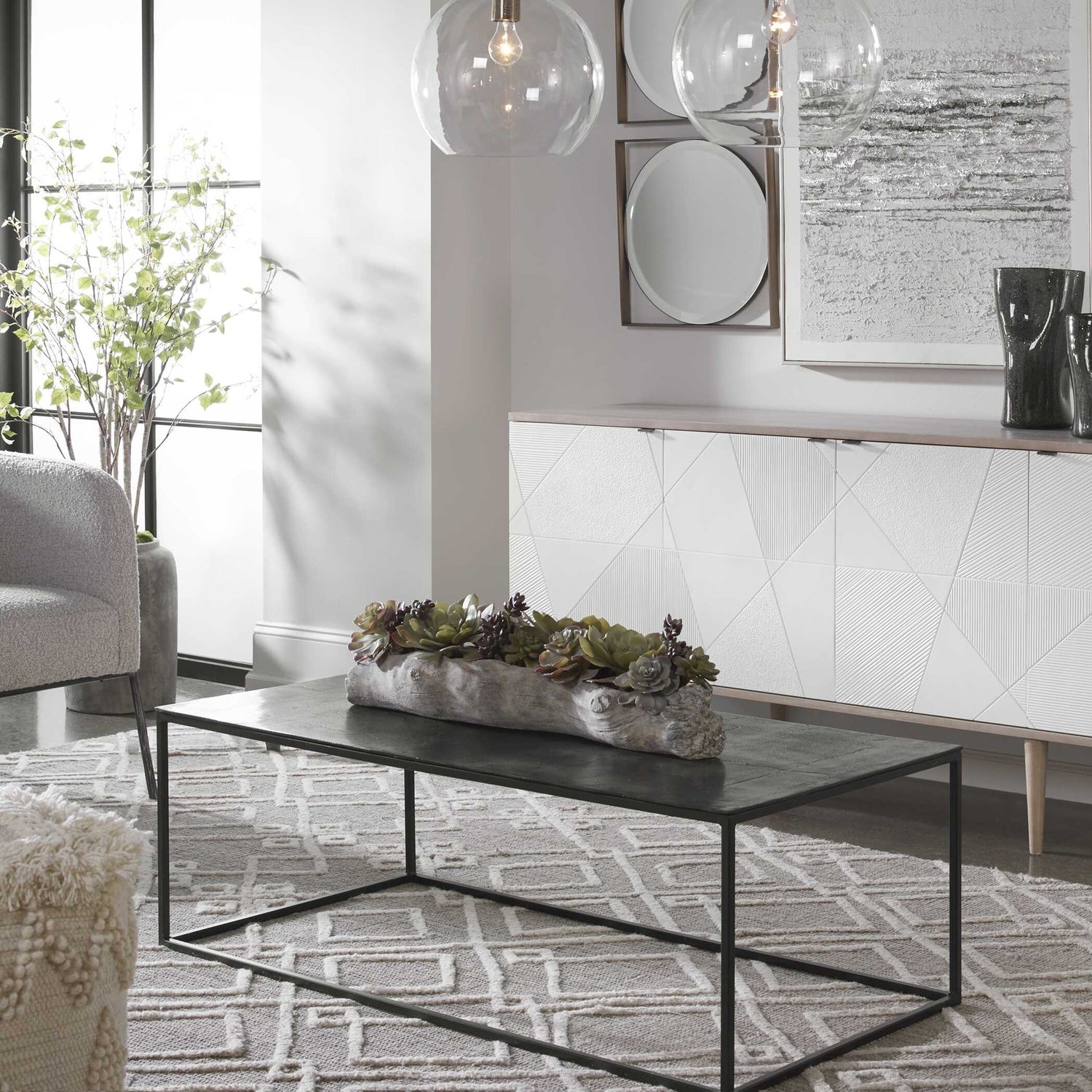 UTTERMOST COREENE INDUSTRIAL COFFEE TABLE - Coffee