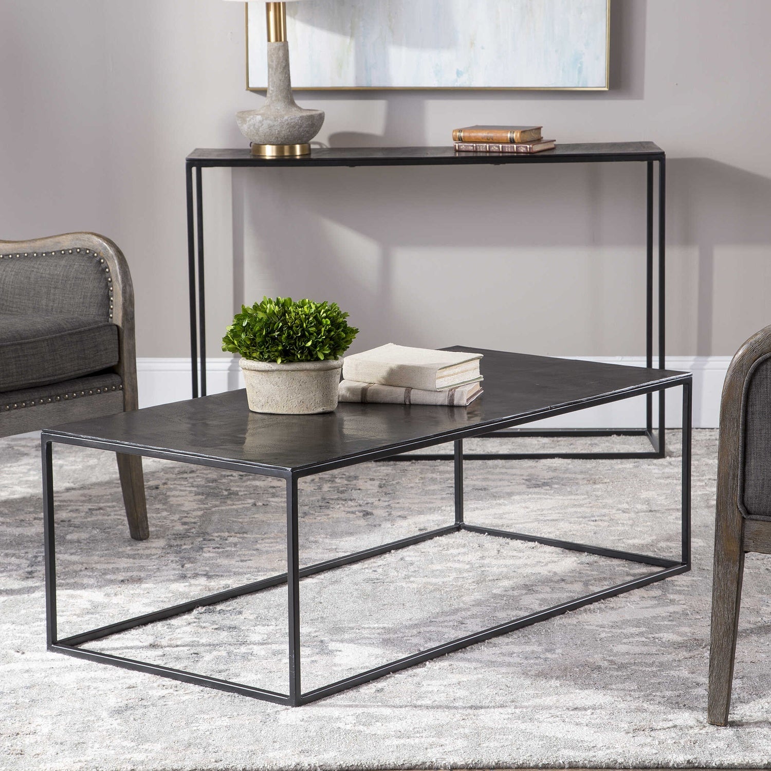 UTTERMOST Coreene Industrial Coffee Table - Coffee