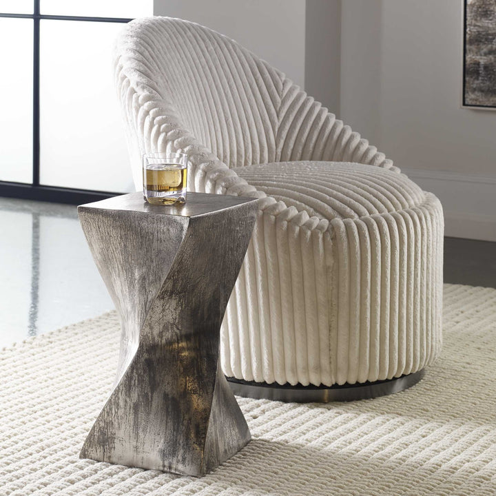 UTTERMOST EUPHRATES ACCENT TABLE - Side