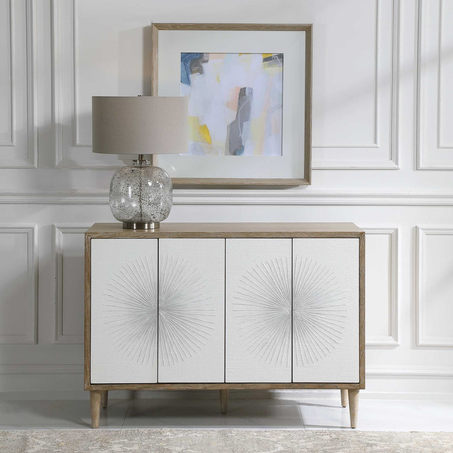 UTTERMOST DANI 4 DOOR CABINET - Cabinets & Bar
