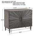 UTTERMOST SHIELD 2 DOOR CABINET - Cabinets & Bar