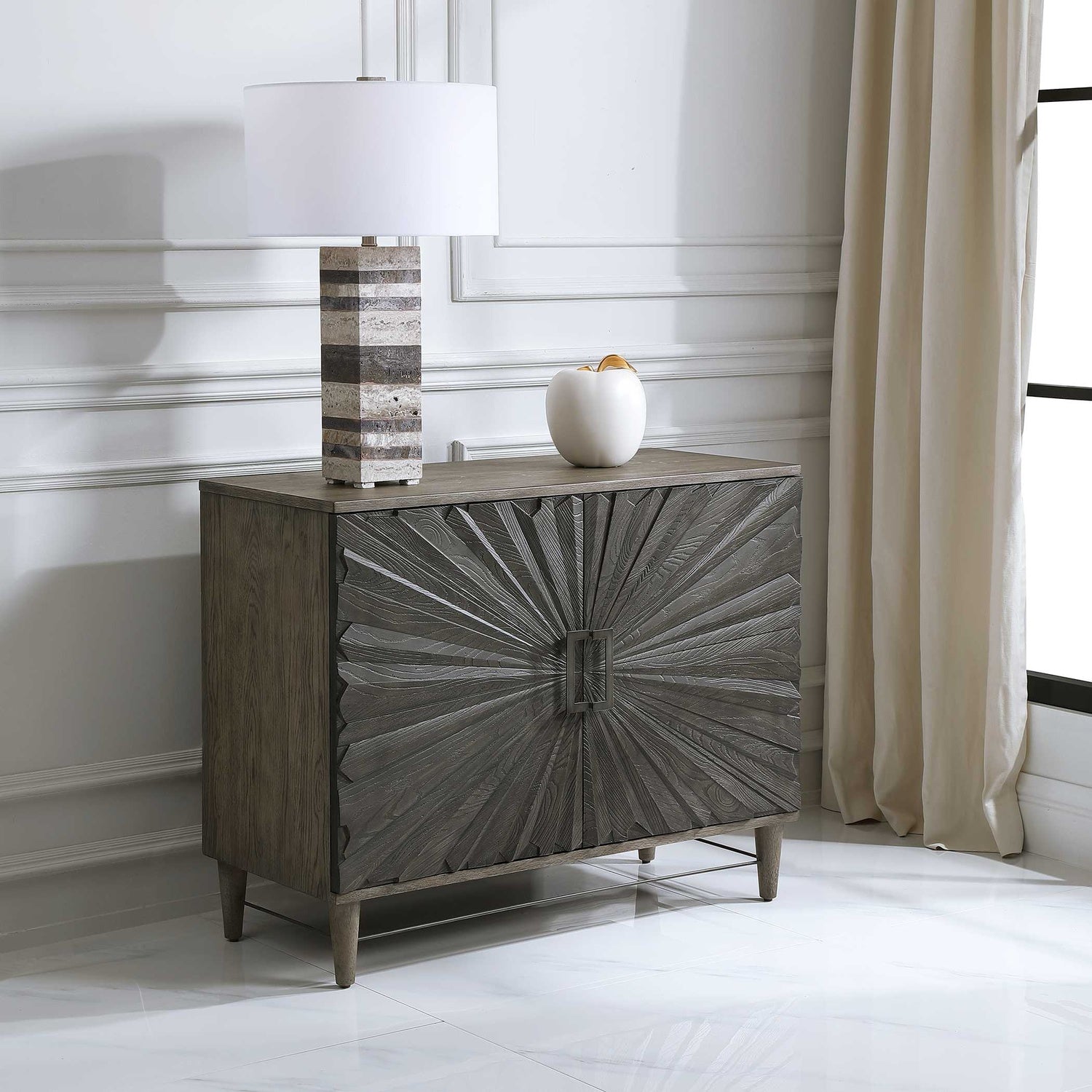 UTTERMOST Shield 2 Door Cabinet - Cabinets & Bar