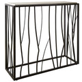 UTTERMOST REED TRAVERTINE CONSOLE TABLE - Consoles