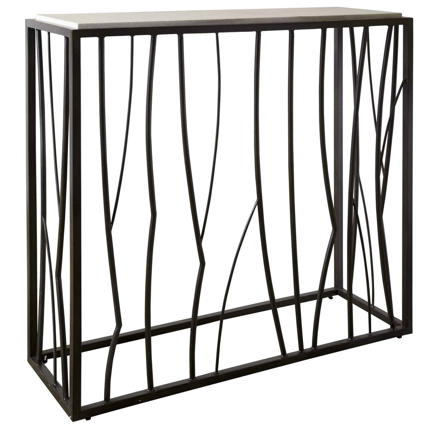 UTTERMOST Reed Travertine Console Table - Consoles
