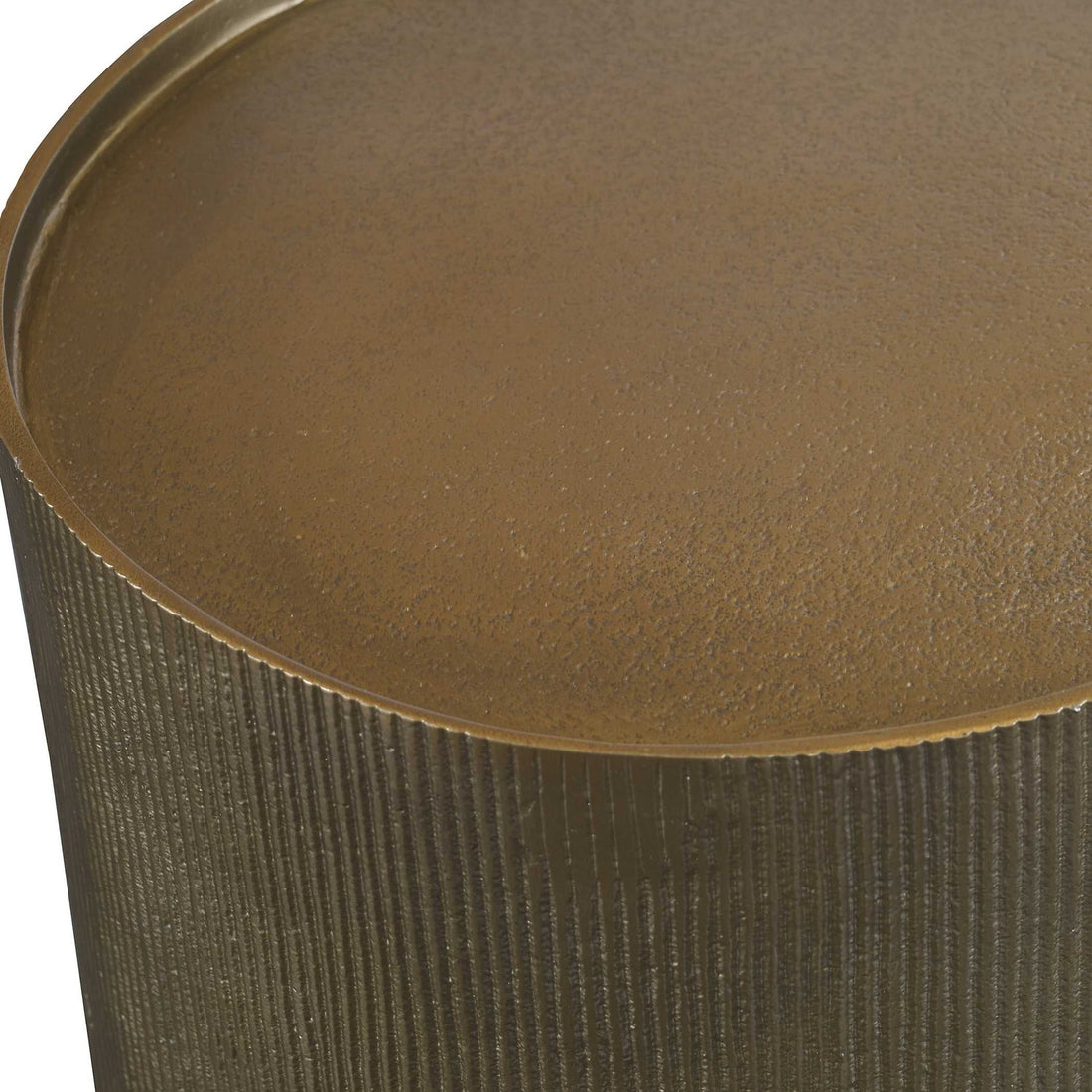UTTERMOST Adrina Drum Accent Table - Side