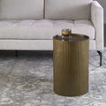 UTTERMOST ADRINA DRUM ACCENT TABLE - Side