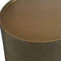 UTTERMOST ADRINA DRUM ACCENT TABLE - Side