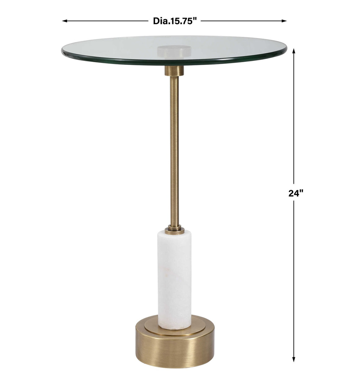 UTTERMOST Portsmouth Accent Table - Side