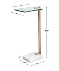 UTTERMOST BUTLER ACCENT TABLE - Side
