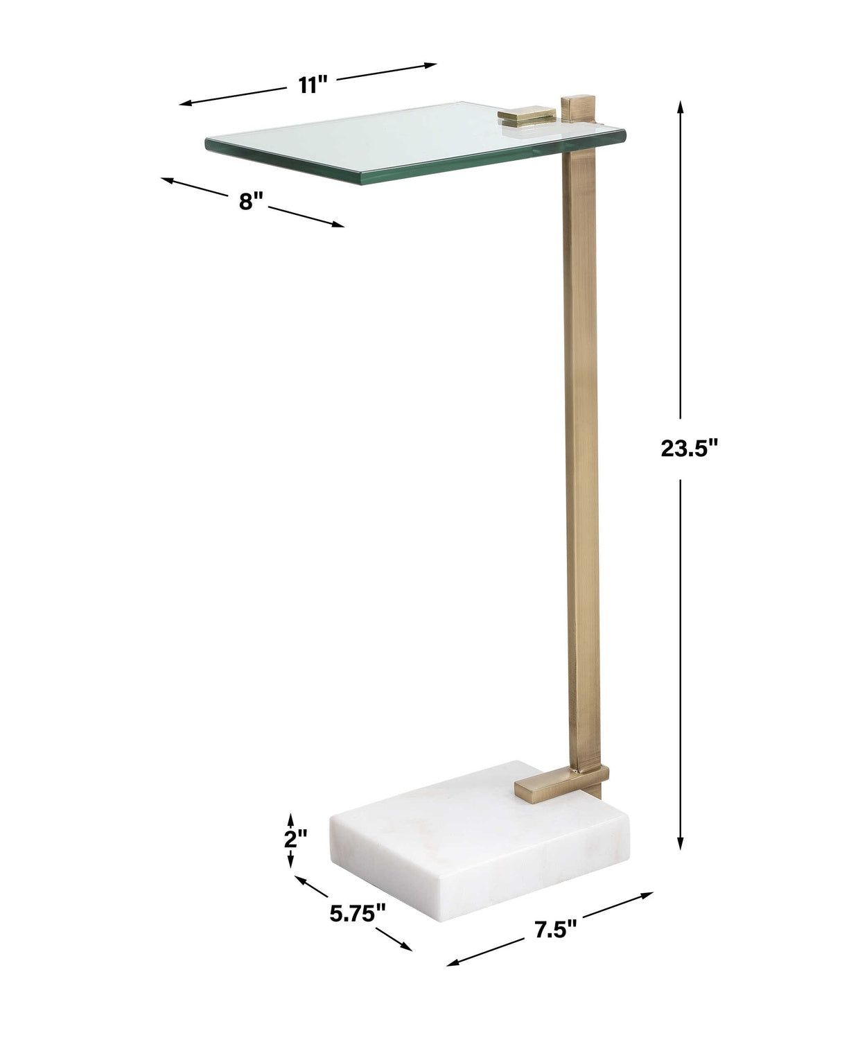 UTTERMOST BUTLER ACCENT TABLE - Side