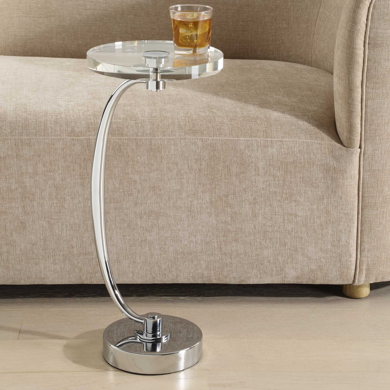UTTERMOST WAVENEY DRINK TABLE - Side