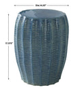 UTTERMOST Harbor Aqua Garden Stool - Decorative Accents