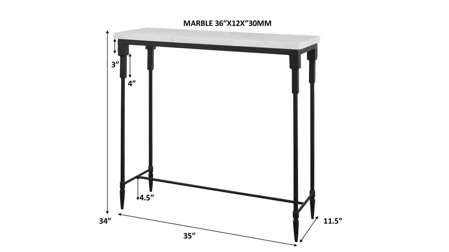 UTTERMOST Bourges Console Table - Consoles
