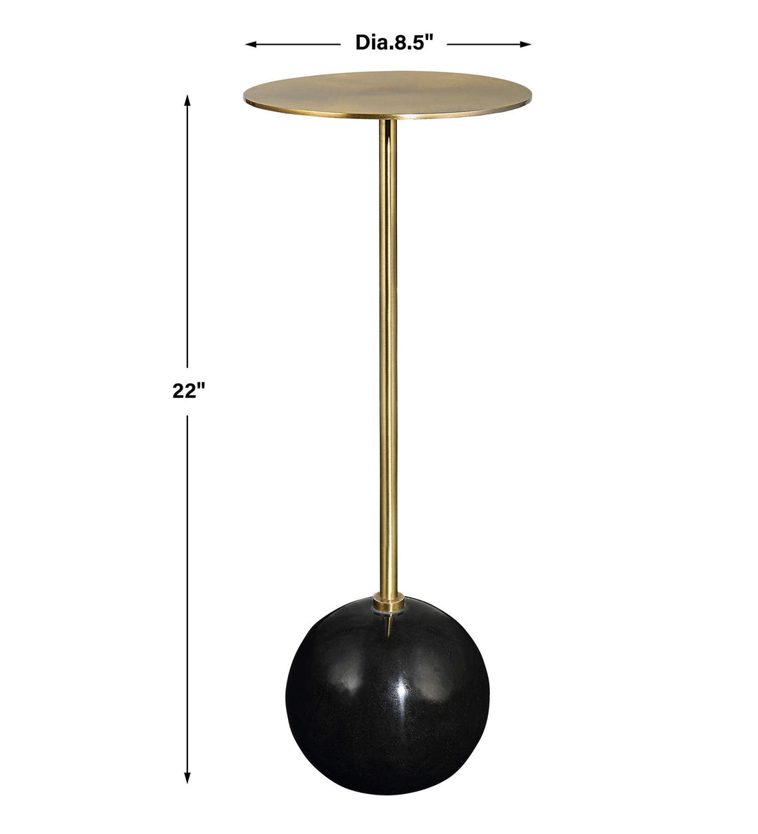 UTTERMOST Gimlet Drink Table - Side