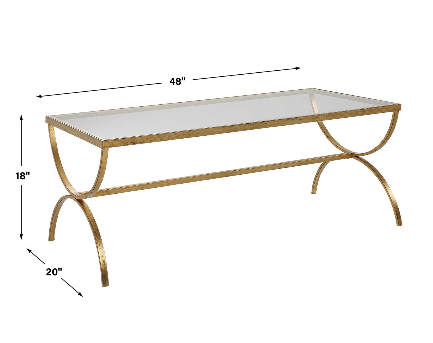UTTERMOST CRESCENT COFFEE TABLE - Coffee