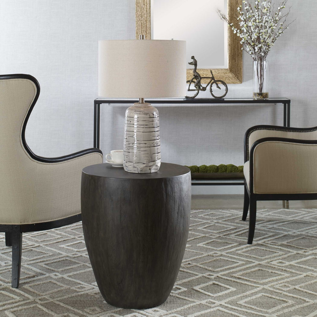UTTERMOST Lark Minimalist End Table - Side