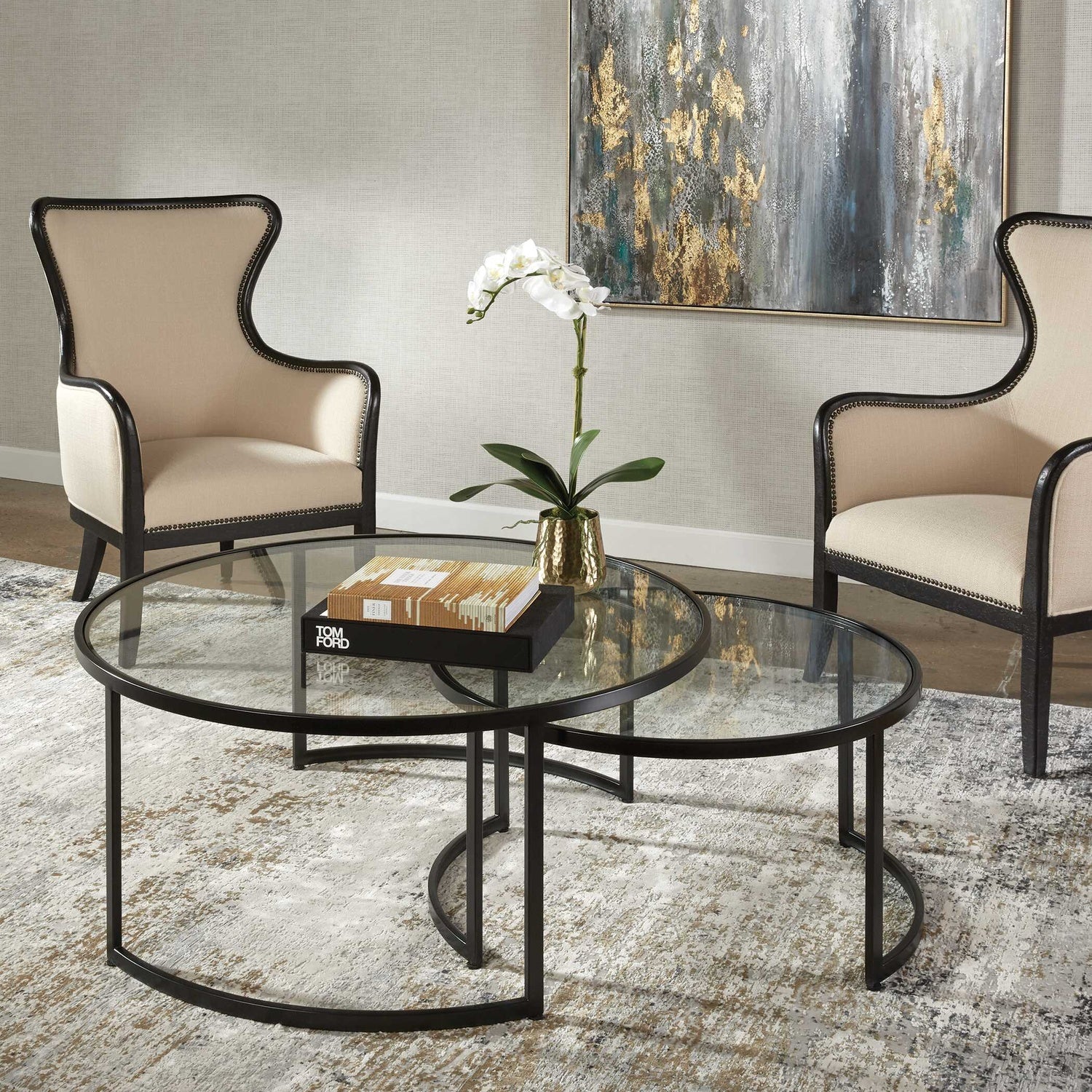UTTERMOST Rhea Nesting Coffee Tables Set Of 2 - Coffee