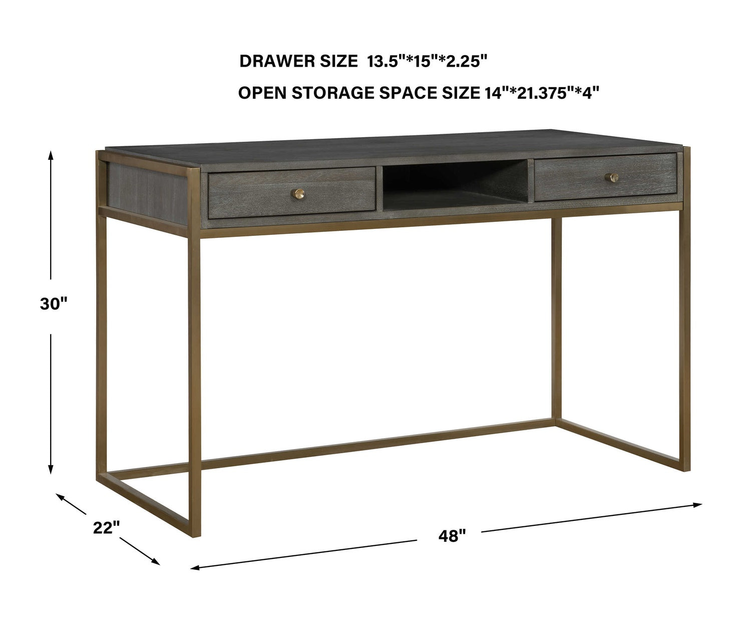 UTTERMOST Taja Modern Writing Desk - Desks