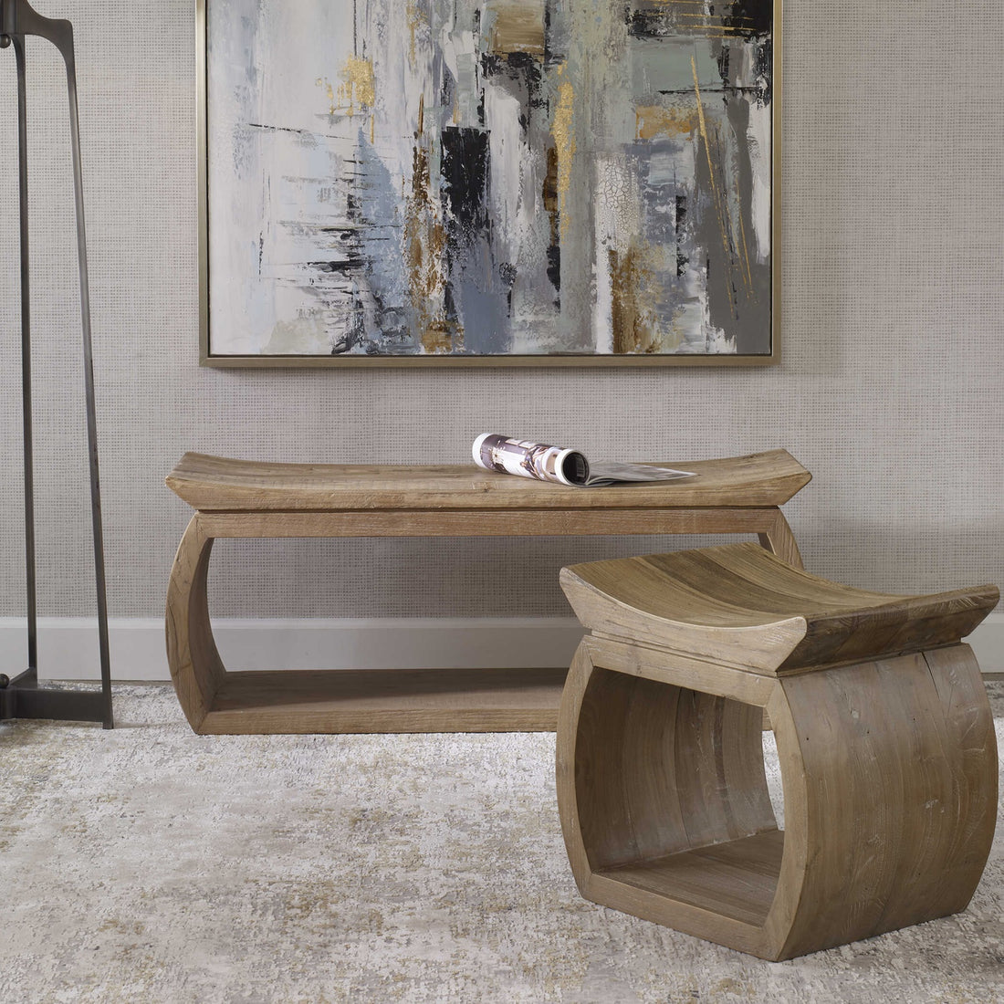 UTTERMOST Connor Bench - Benches, Ottoman, Stools