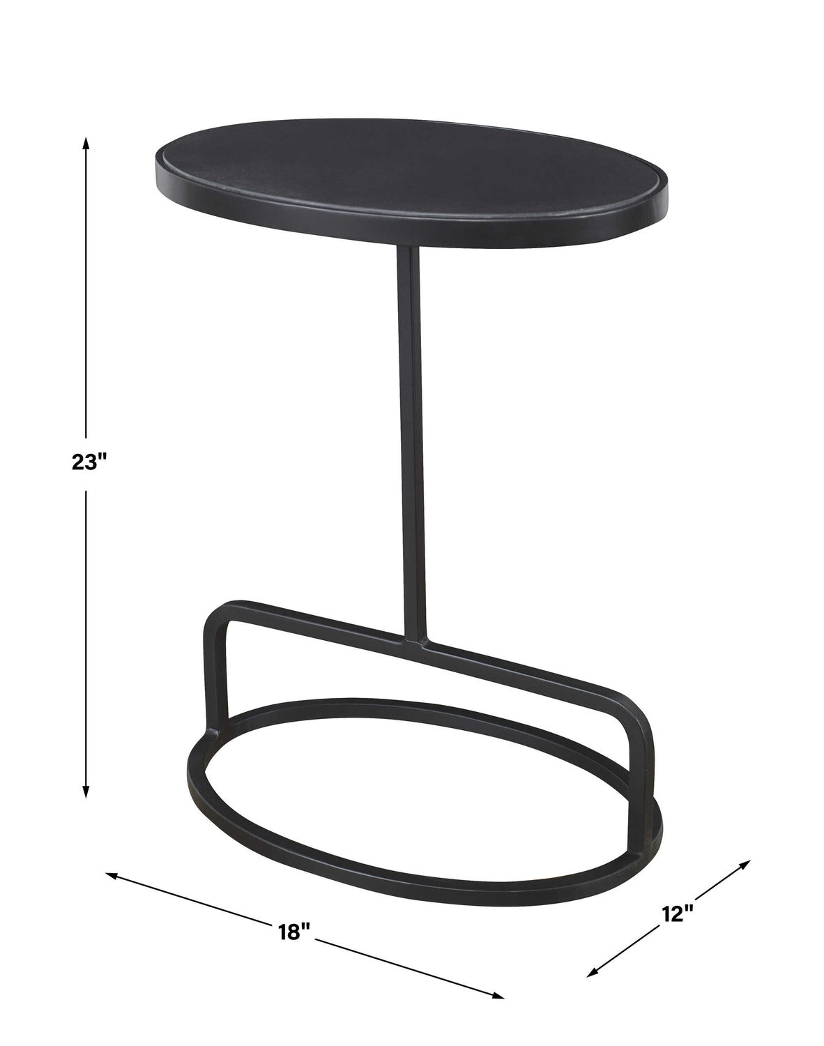 UTTERMOST Jessenia Accent Table - Side