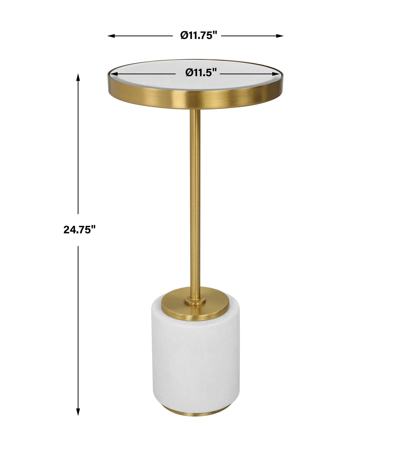UTTERMOST Laurier Drink Table - Side