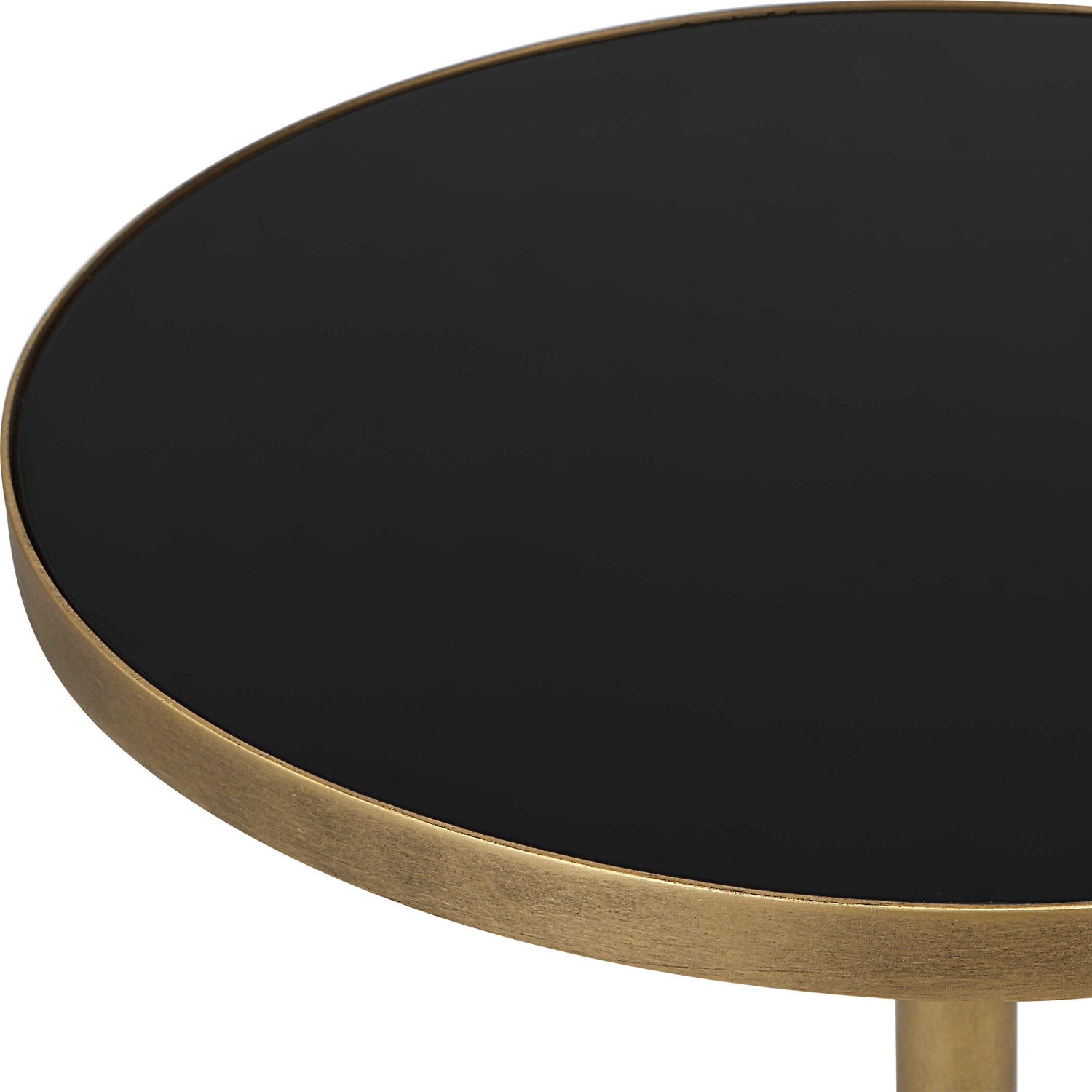 UTTERMOST COMET GEOMETRIC ACCENT TABLE - Side