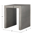 UTTERMOST AERINA MODERN END TABLE - Side