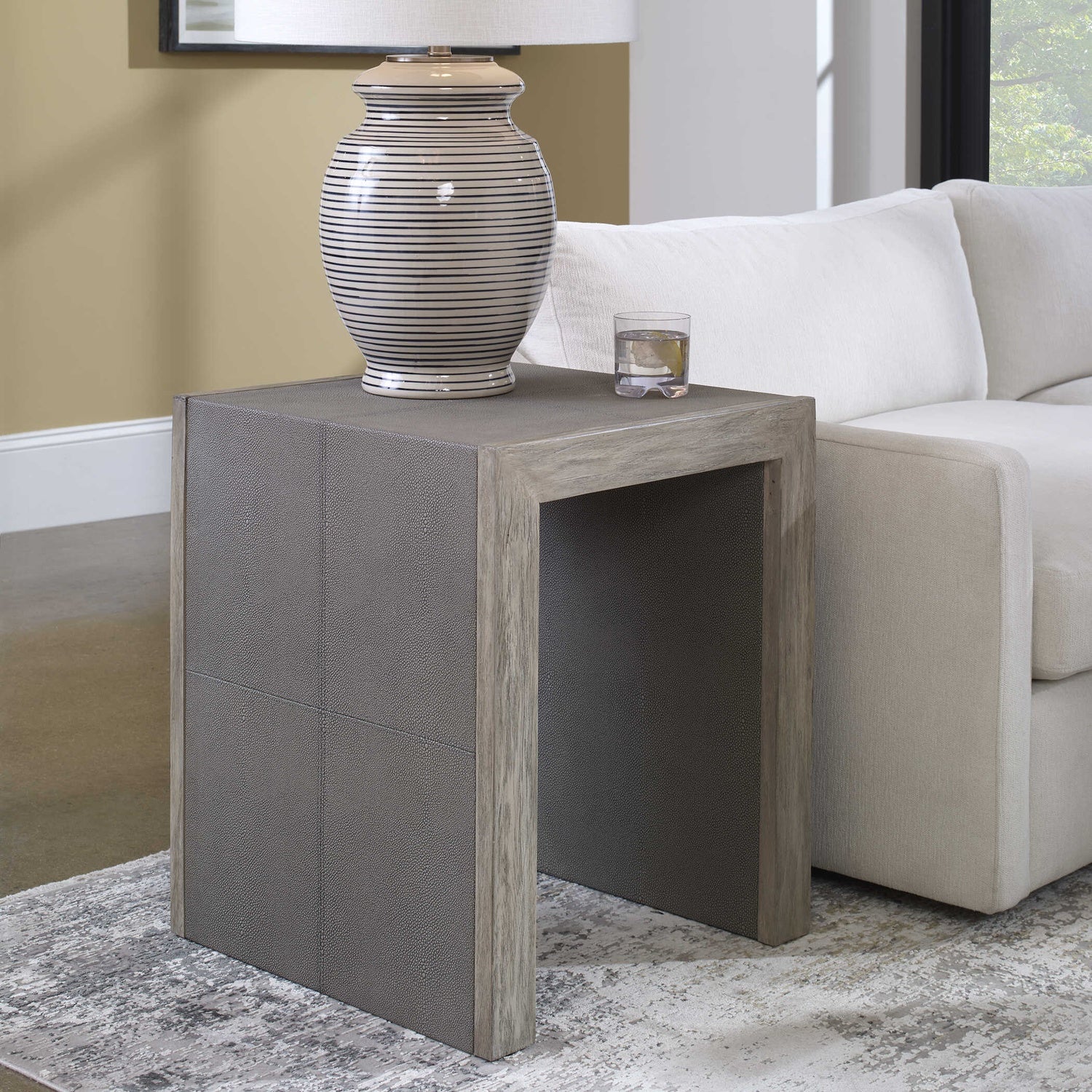 UTTERMOST AERINA MODERN END TABLE - Side