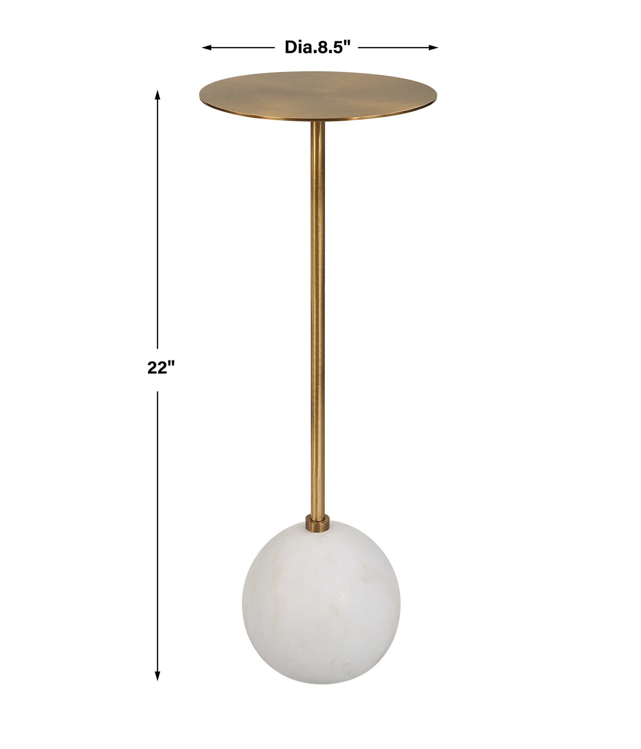 UTTERMOST GIMLET DRINK TABLE - Side