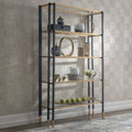 UTTERMOST KENTMORE MODERN ETAGERE - Cabinets & Bar