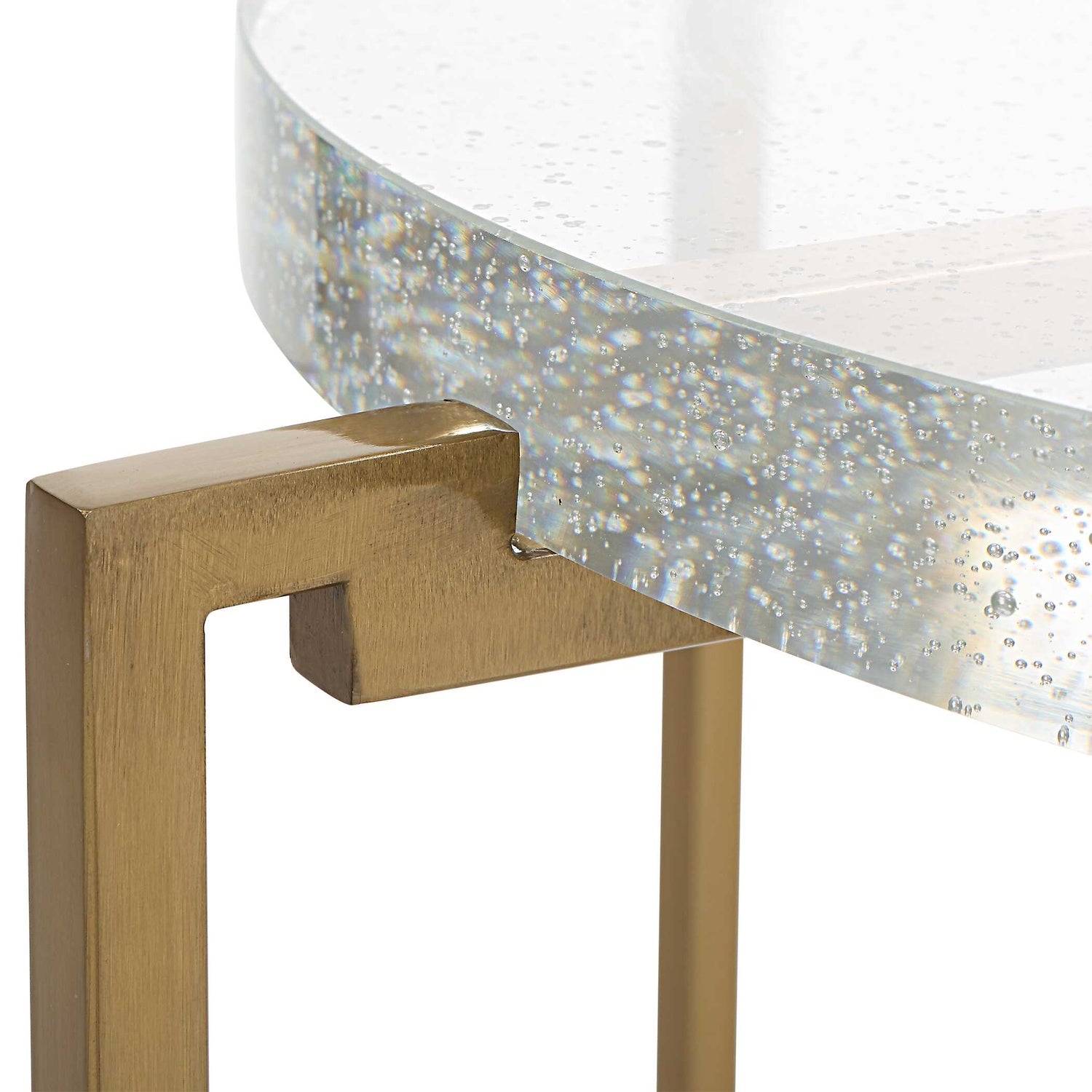 UTTERMOST STAR-CROSSED ACCENT TABLE - Side
