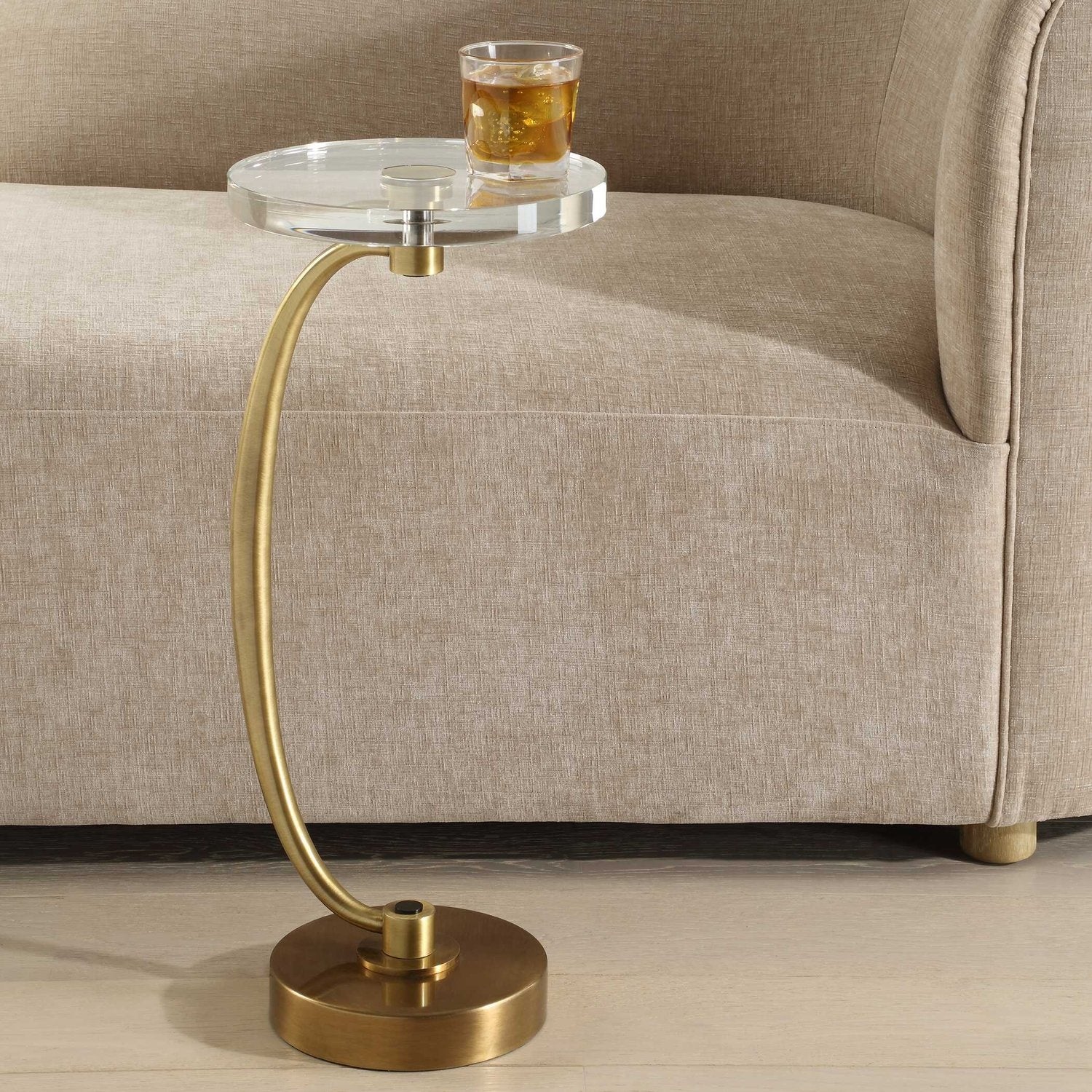 UTTERMOST WAVENEY DRINK TABLE - Side
