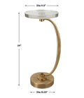 UTTERMOST Waveney Drink Table - Side