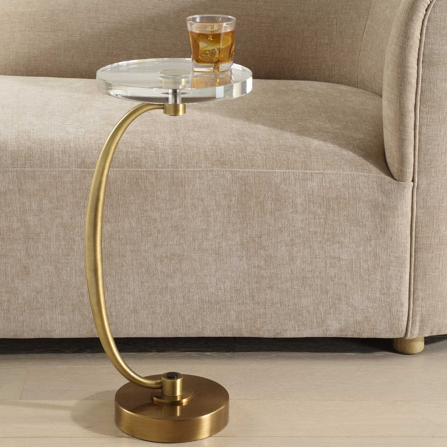 UTTERMOST WAVENEY DRINK TABLE - Side