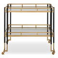 UTTERMOST Kentmore Modern Bar Cart - Cabinets & Bar