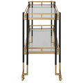 UTTERMOST KENTMORE MODERN BAR CART - Cabinets & Bar