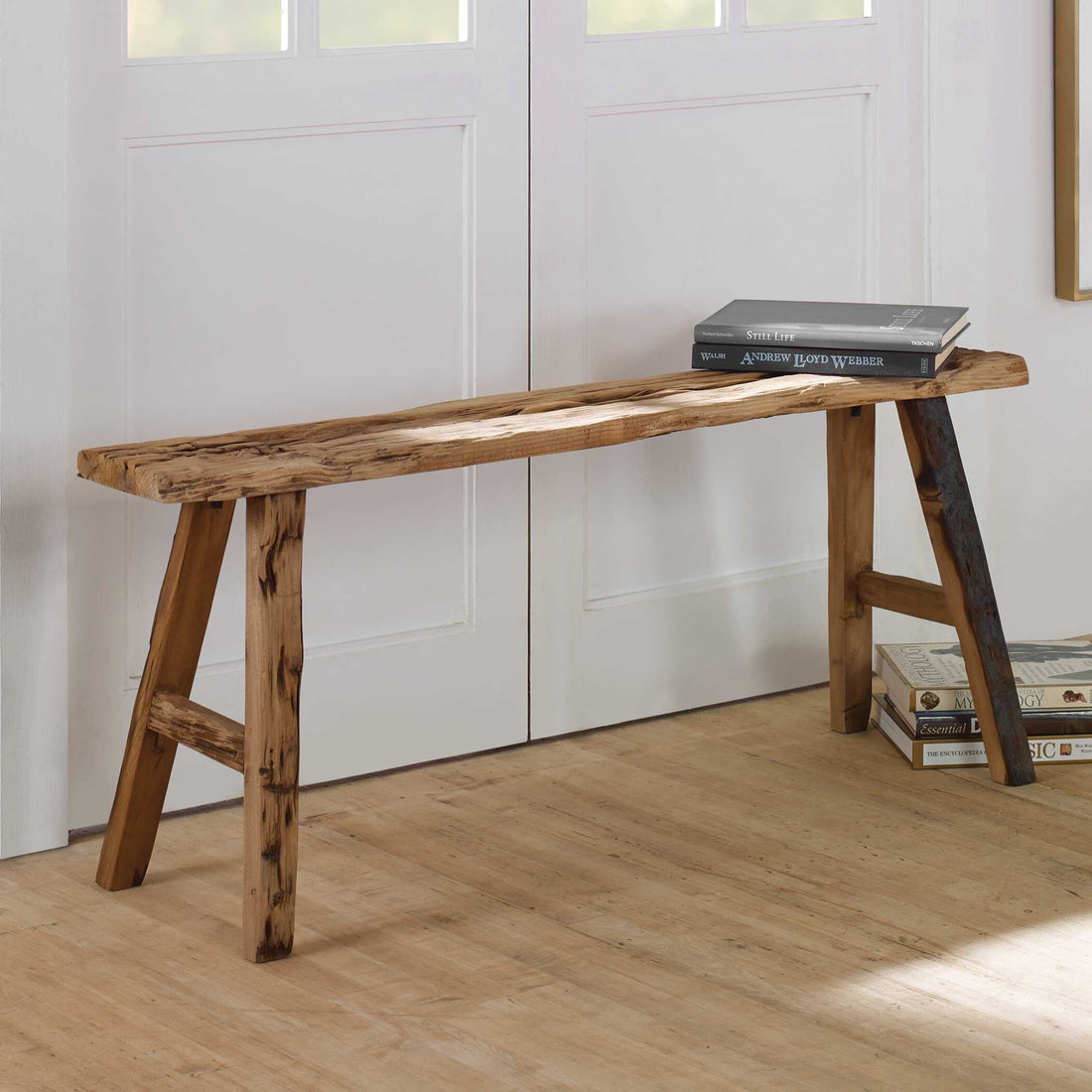 UTTERMOST Paddock Rustic Bench - Benches, Ottoman, Stools