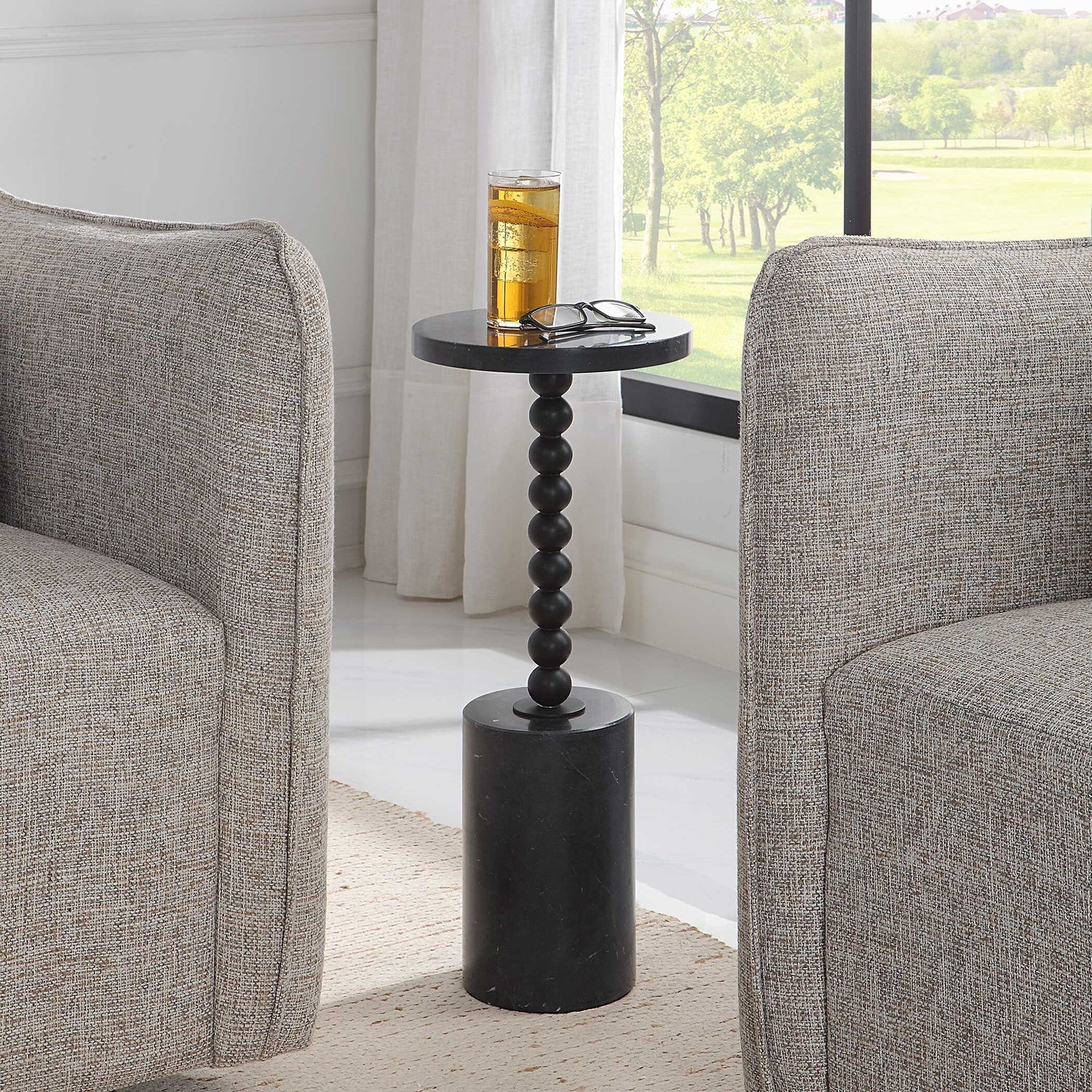 UTTERMOST BEAD DRINK TABLE - Side
