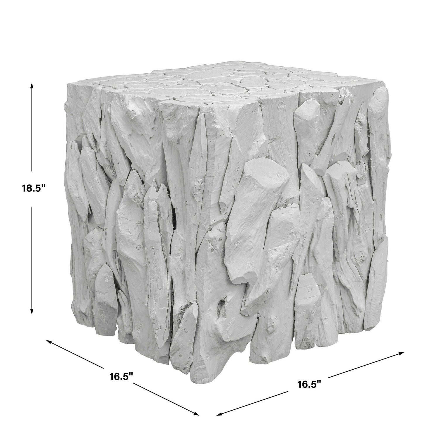 UTTERMOST ROOT BUNCHING CUBE - Decorative Accents