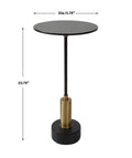 UTTERMOST SPECTOR MODERN ACCENT TABLE - Side