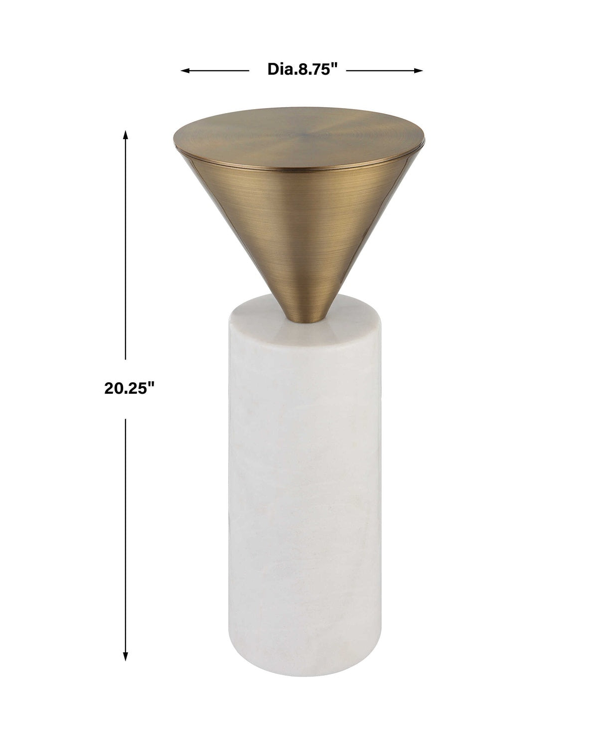 UTTERMOST TOP HAT DRINK TABLE - Side