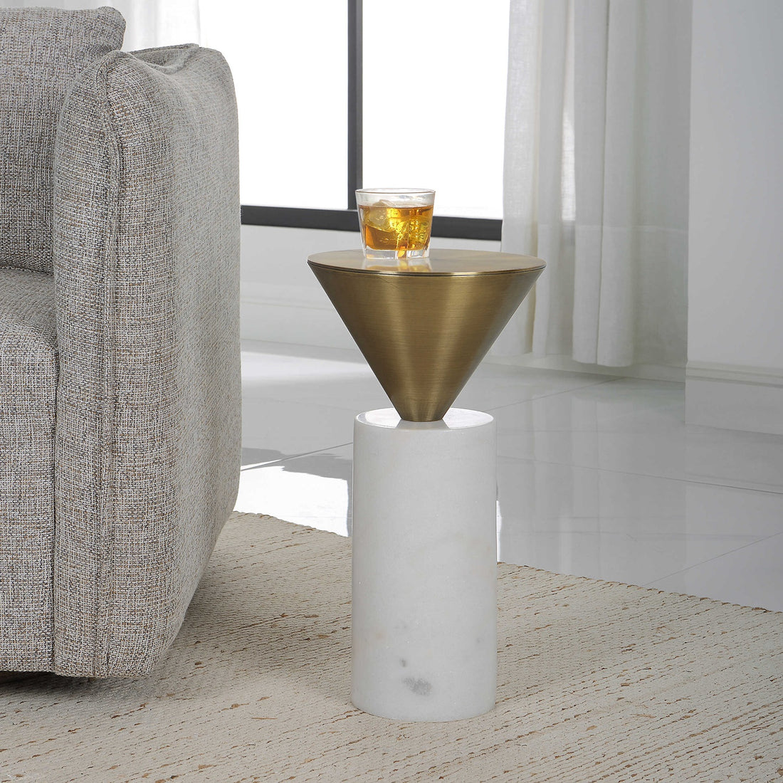 UTTERMOST TOP HAT DRINK TABLE - Side