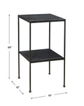 UTTERMOST SHERWOOD SQUARE ACCENT TABLE - Side