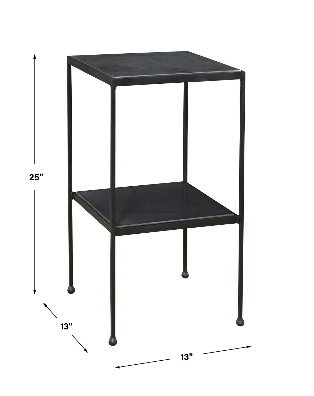 UTTERMOST Sherwood Square Accent Table - Side