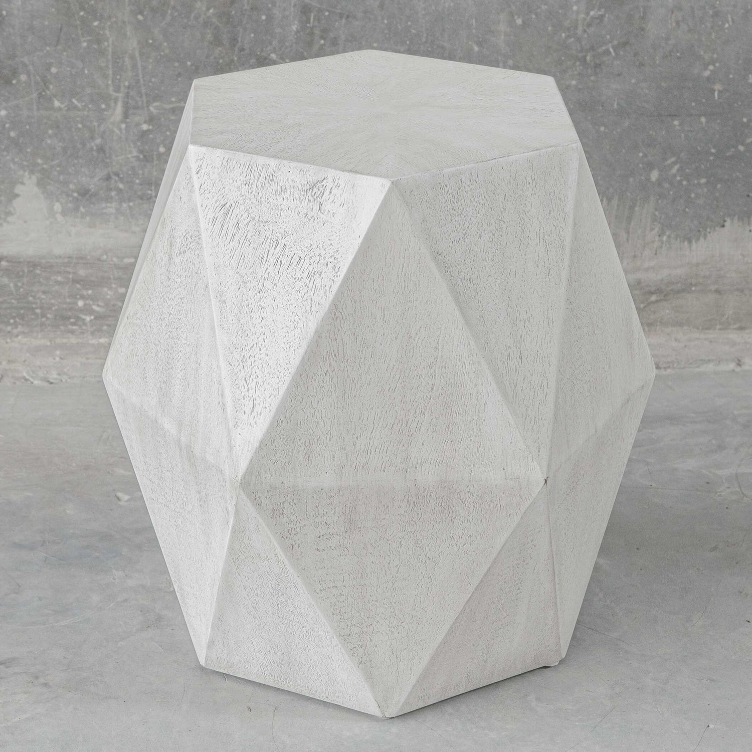 UTTERMOST VOLKER GEOMETRIC ACCENT TABLE - Side